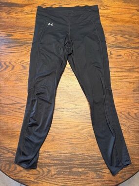 Under Armour Black Performance Leggings with Branded Tag